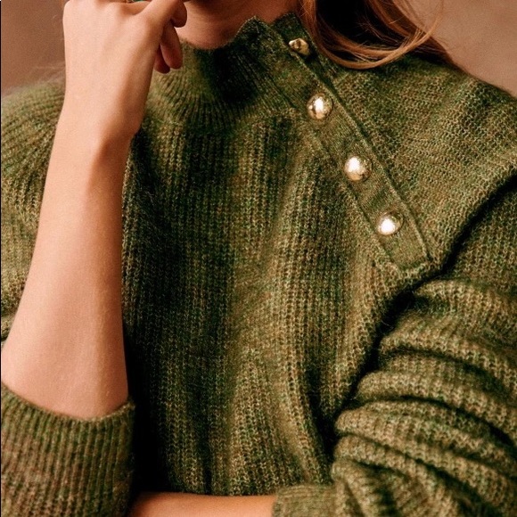 Szane Trudy Mohair Wool Jumper Khaki 